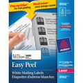 White Address Easy Peel Labels Laser 4" x 1-1/3"  - 1400/pk AVERY