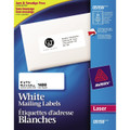 White Address Labels Laser 4" x 1-1/2"  - 1400/pk AVERY