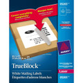 White Shipping TrueBlock Labels Laser 8.5" x 11"  - 25/pk AVERY