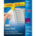 White Return Address Easy Peel Labels Inkjet 1-3/4" x 2/3" - 1500/pk AVERY