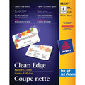 White Clean Edge Business Cards Rounded Corners 160/pk - Inkjet AVERY