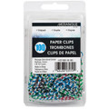 Vinyl-Coated Striped Paper Clips 1.25" / 33mm 100/pk - Color