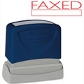 FAXED Stamp Pre-Inked - Red SPARCO