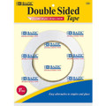 2-Sided Lined Tape 1" x 1296" (25mm x 32.9m) BAZIC 
