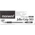 Jeller Grip Stick Pens Medium (0.7mm) 12/box - Black MONAMI