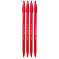 Fineliner Plus Pen 3000 Marker Pens 4/Pk - Red MONAMI