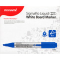Dry-Erase SigmaFlo Liquid Marker Chisel Tip 12/box - Blue MONAMI