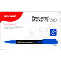 Permanent Marker XF103 Ultra Extra-Fine Tip 12/pk - Blue MONAMI