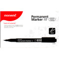 Permanent Marker XF103 Ultra Extra-Fine Tip 12/box - Black MONAMI
