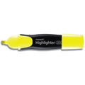 Fluorescent Wide Chisel Highlighter Flat-Style 1/pk - Yellow MONAMI