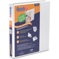 QuickFit 1" Deluxe Binder - one inserted sheet covers both the front and spine of binder