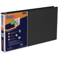 QuickFit 1" Legal Binder - one inserted sheet covers both the front and spine of binder