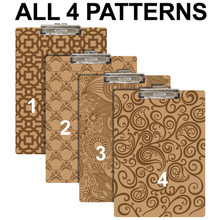 1 of each pattern
