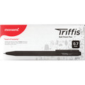 Triffis Retractable Pens 0.7mm Tip 12/box - Black MONAMI