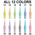 Live Color DIY (Make-Your-Own) Chisel Highlighter Tip - All 12 Colors