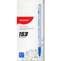 153 Retractable Pens 0.7mm Tip 50/box - Blue MONAMI