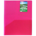 Eco 2-Pocket Plastic Folder 1/pk - Jewel/Metallic Tones - Pink