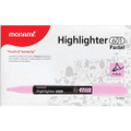 Pastel Highlighters Pen-Style 12/Box - Pink MONAMI