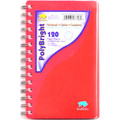 Notebook Plastic Cover 3"x5" Side Coil 60 Sheets/120 Pages - BUFFALO