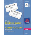 White Perforated Business Cards 250/pk - Laser AVERY