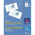 White Perforated Business Cards 250/pk - Inkjet AVERY