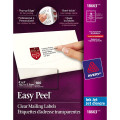Translucent Shipping Easy Peel Labels Inkjet 4" x 2"  - 100/pk AVERY
