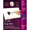 Translucent Shipping Easy Peel Labels Laser 4" x 2"  - 100/pk AVERY