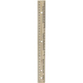 Wood Ruler Binder-Friendly 12"/30cm BUFFALO