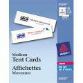 Tent Cards White 2.5" x 8.5" - 100/pk AVERY