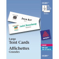 Tent Cards White 3.5" x 11" - 50/pk AVERY