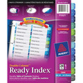 1-24 Table of Contents White Paper Dividers Color Tabs - 24 Tabs