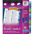 1-32 Table of Contents White Paper Dividers Color Tabs - 32 Tabs