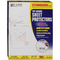 Non-Glare Standard Weight Sheet Protectors - 100/pk C-LINE