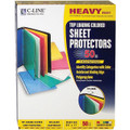 Colored Heavy Weight Sheet Protectors - 50/pk C-LINE
