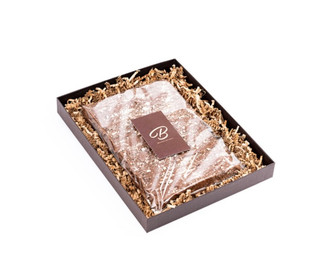 1 lb. Block Almond Toffee made with Belgian Chocolate 