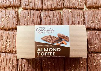 ALMOND TOFFEE 4 pc. (8 oz.)Gift Box