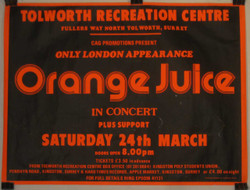 13) Orange Juice In Concert Only London Appearance C1985 