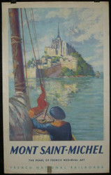 17 -  MONT SAINT MICHEL PEARL OF FRENCH MEDIEVAL ART 1947