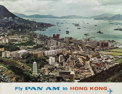 01)  FLY PAN AM TO HONG KONG  1965 