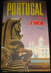  PORTUGAL FLY TWA 1970 