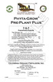 Phyta-Grow Pre-Plant+ 7-5-7 , 50 lb bag, organic fertilizer, organic gardening