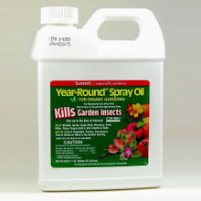 Summit Year-Round Spray Oil - Quart, plant treatment, organic gardening