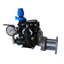 Includes a Pressure Regulator with manual dump lever and a Gear Reducer for mounting to a gas engine with a 3/4" shaft.