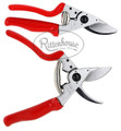 Rolling handle bypass pruner reduces physical effort of pruning by 30%.