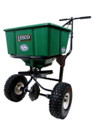 Spreading has never been easier on taller, thicker, rougher lawns.