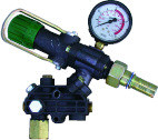 Pressure Regulator is a standard model on the Kappa 100/C IND Diaphragm Pump.