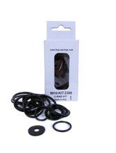 This repair kit comes with an assortment of replacement o-rings for the Hypro D403 Diaphragm Pump.