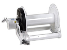 Neatly store long lengths of hose in power rewind style with this 12V electrically-powered hose reel.