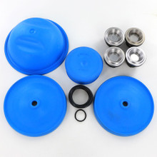 Complete repair kit for the Hypro D50 includes the new BlueFlex diaphragms, which are exceptional at handling some agricultural chemicals and aggressive fluids.