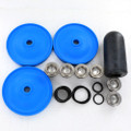 Complete BlueFlex repair kit for the Hypro D813 includes the BlueFlex diaphragms, as well as replacement valves and o-rings.